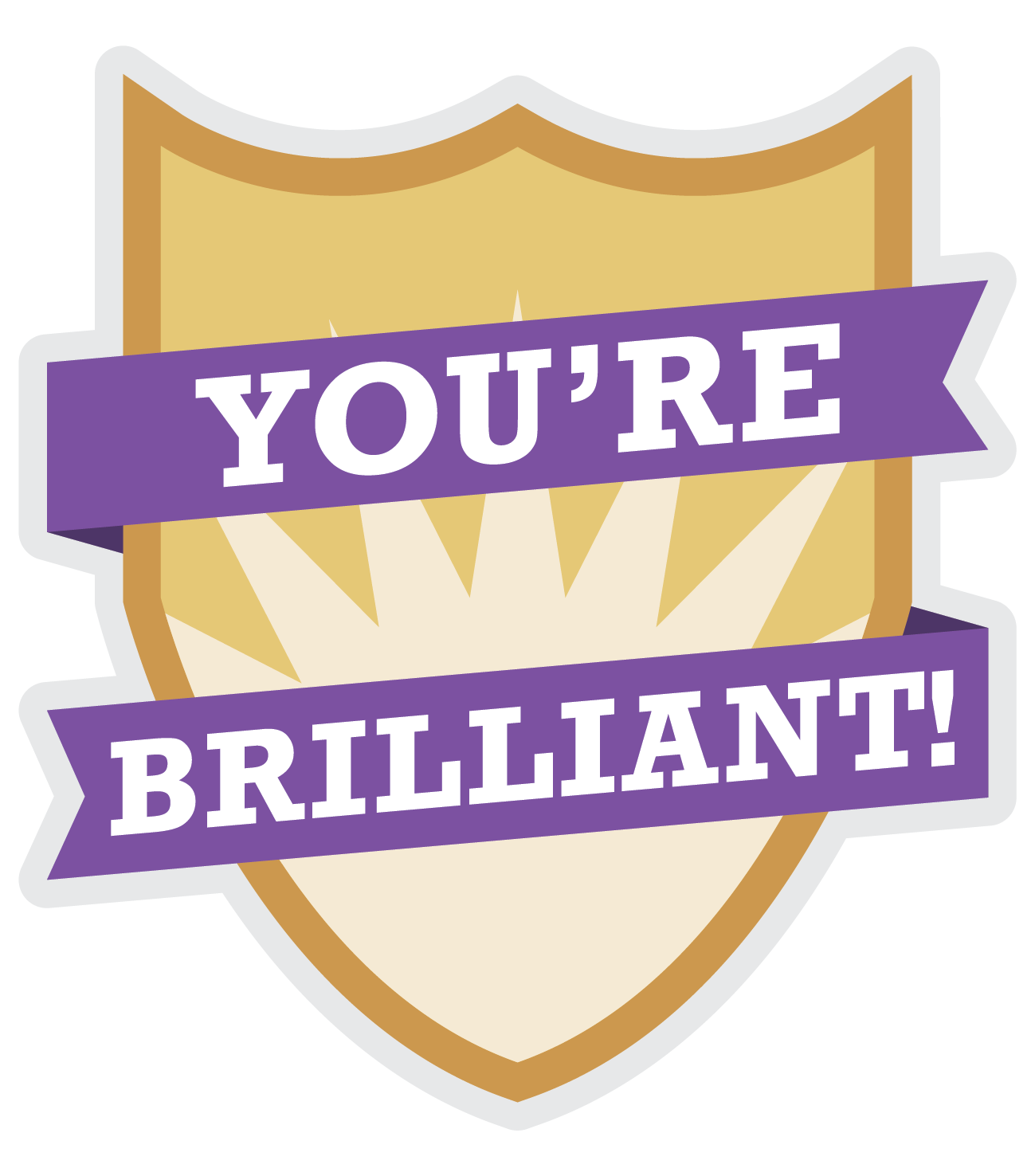 You're Brilliant Award logo