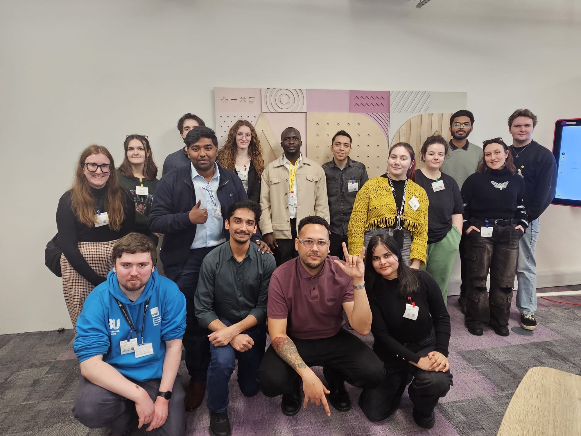 A group of students from the Disabilities, Accessibility and Neuro-Diverse Network