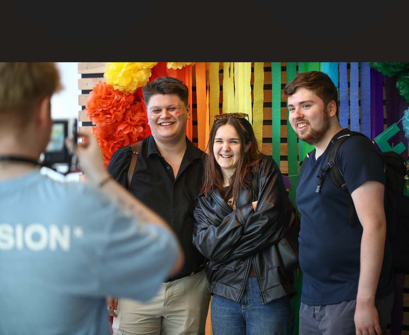 <span> Connect </span> with other LGBTQ+ students