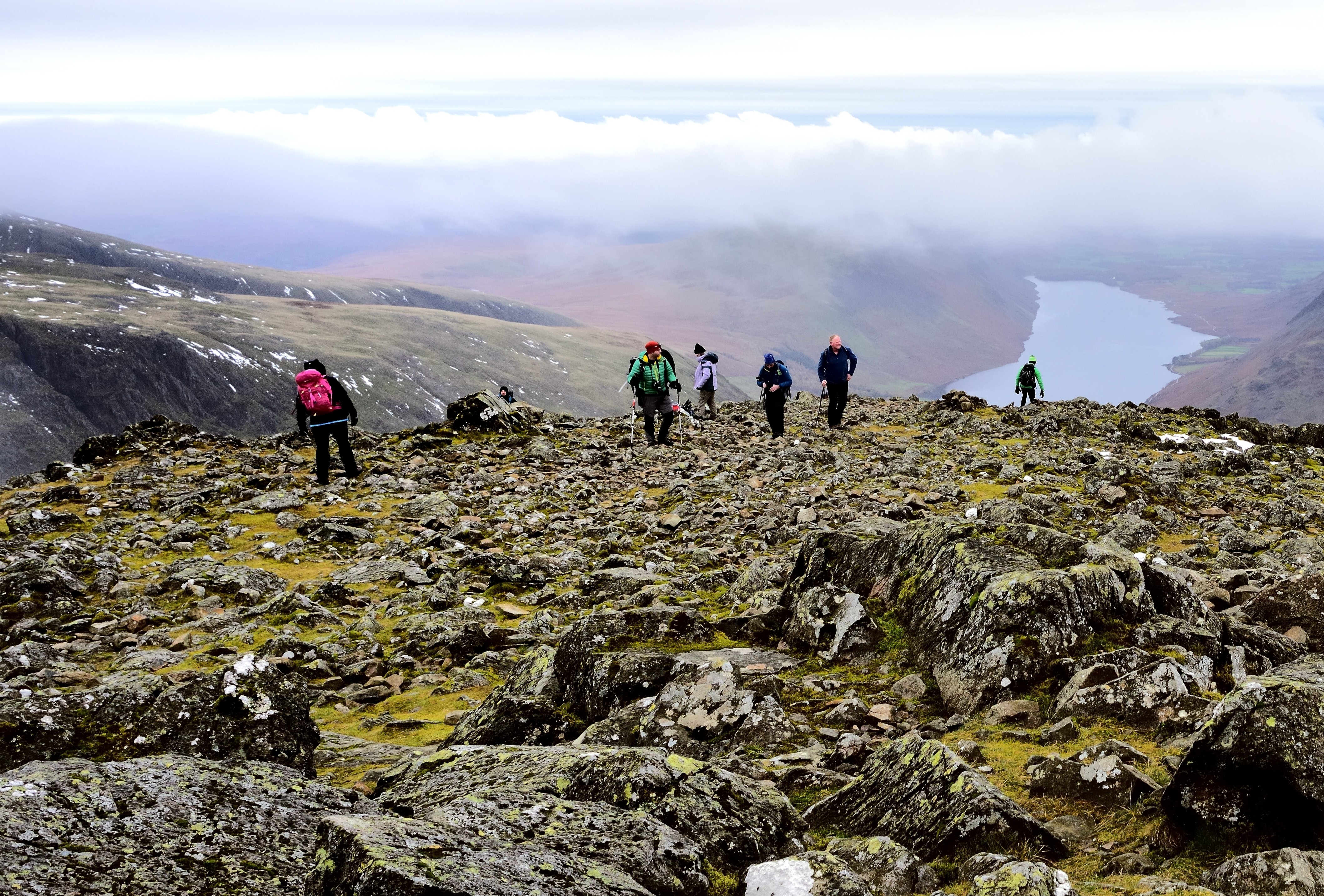 Mountain landscape on the UK National Three Peaks Challenge