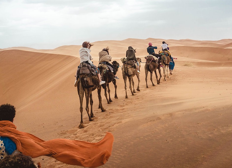 The High Atlas Mountains in Morocco